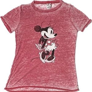 Disney Minnie Mouse Womens T Shirt Size Small